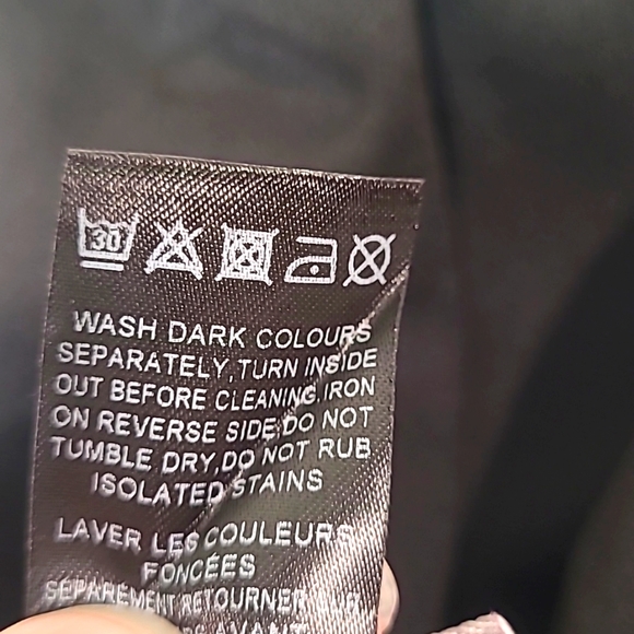 ASOS High Paper Bag Waist Black Shorts w/ Buckle Size 4 - Picture 7 of 7